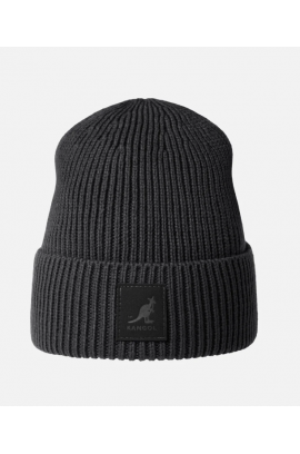 Kangol Patch Beanie Black